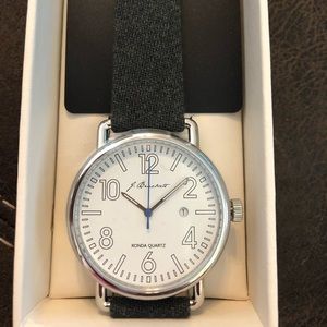 NWOT Men’s J. Brackett Co. Camden White Charcoal